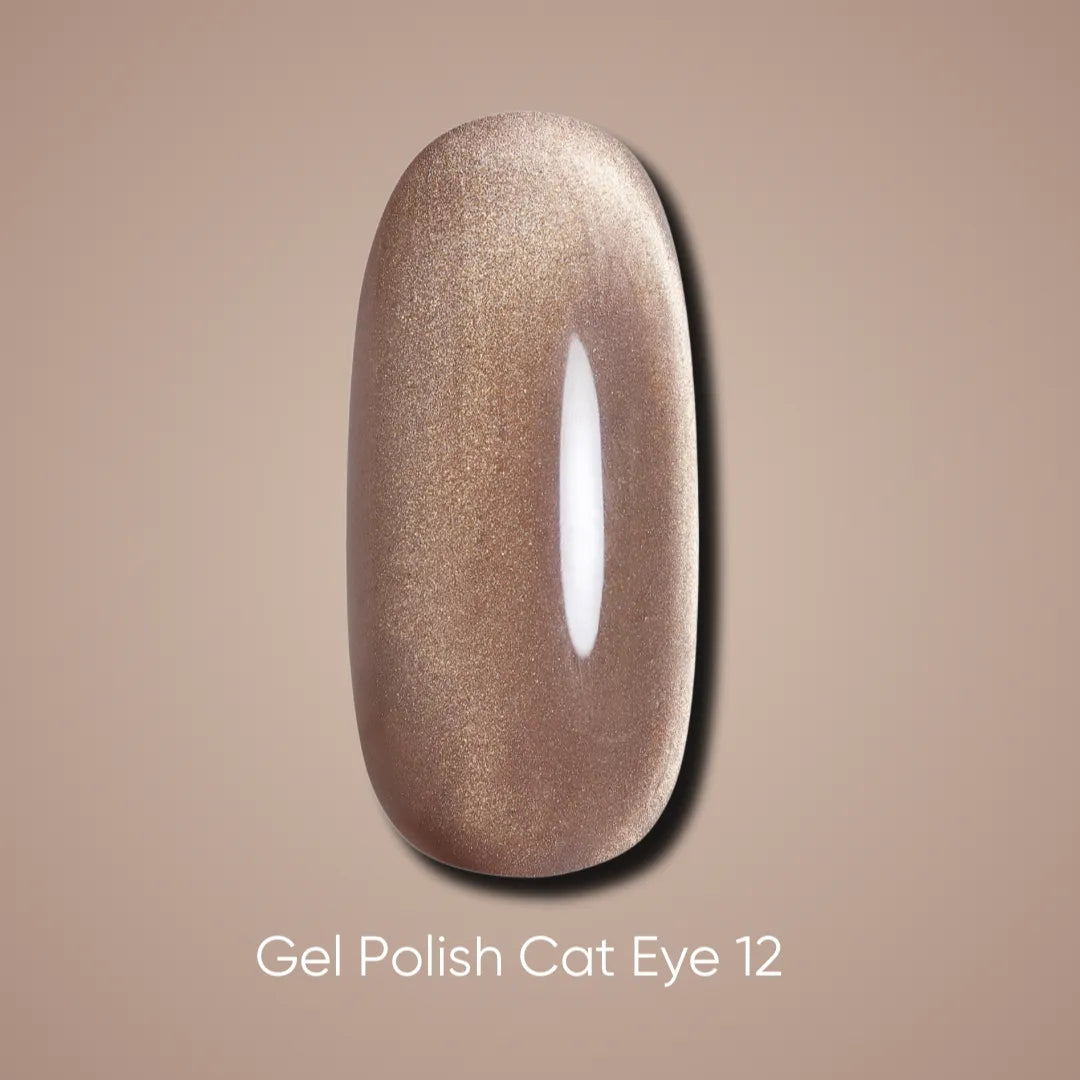 Dark 12 Gel polish Cat Eye TPO Free (new collection), 6 ml