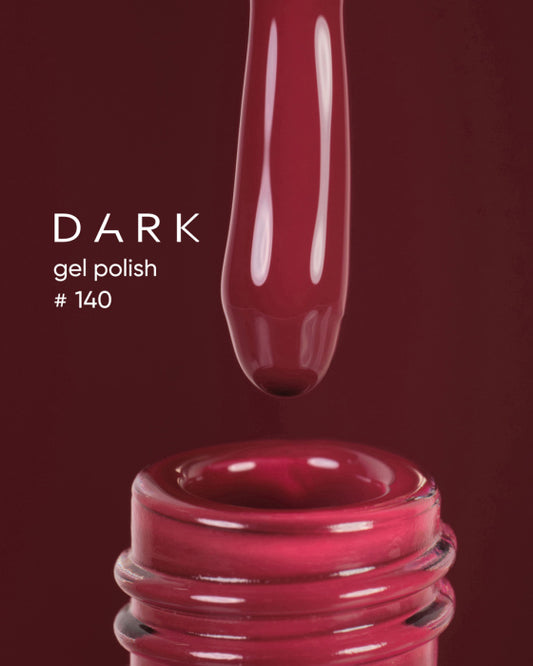 Dark 140 Gel polish (new collection), 10 ml