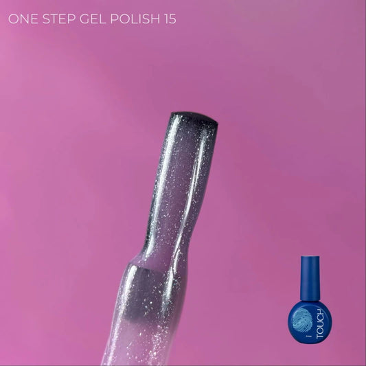 TOUCH Gel Polish One Step 15 for pedicure 3in1, 9 ml