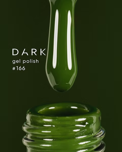 Dark 166 Gel polish TPO Free (new collection), 10 ml