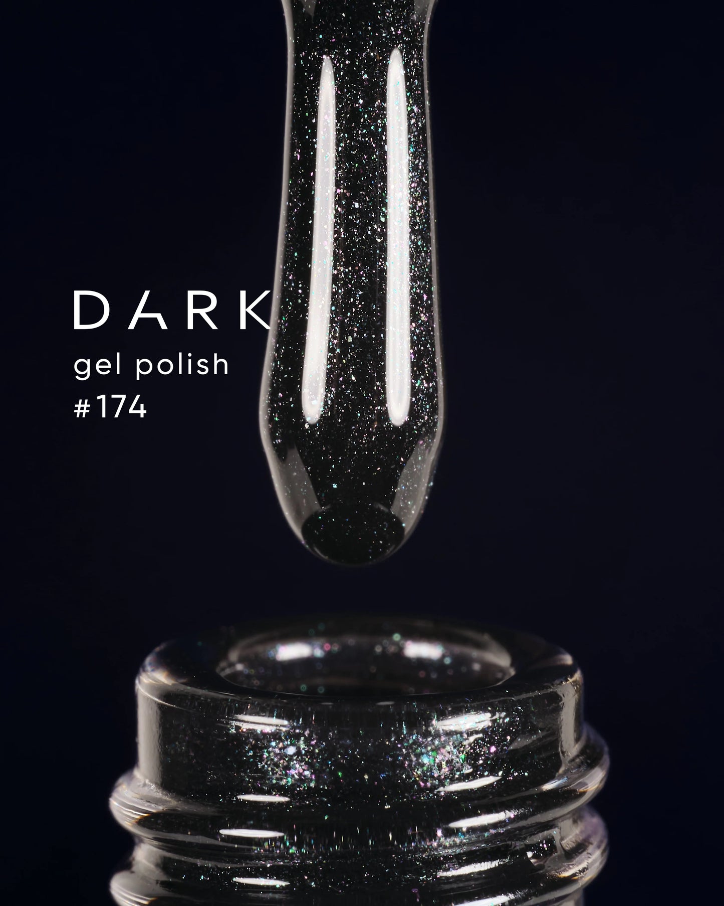 Dark 174 Gel polish TPO Free (new collection), 10 ml