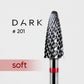 DARK Carbide Drill Bit 201, Rounded Cone, Fine (Red)