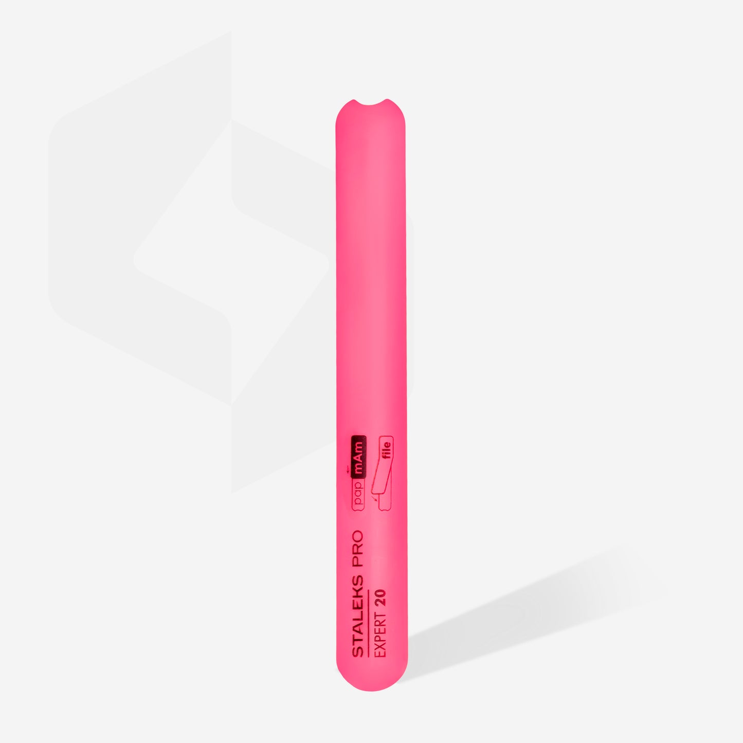 STALEKS Straight beveled plastic base for nail file EXPERT 20 (SPBE-20)