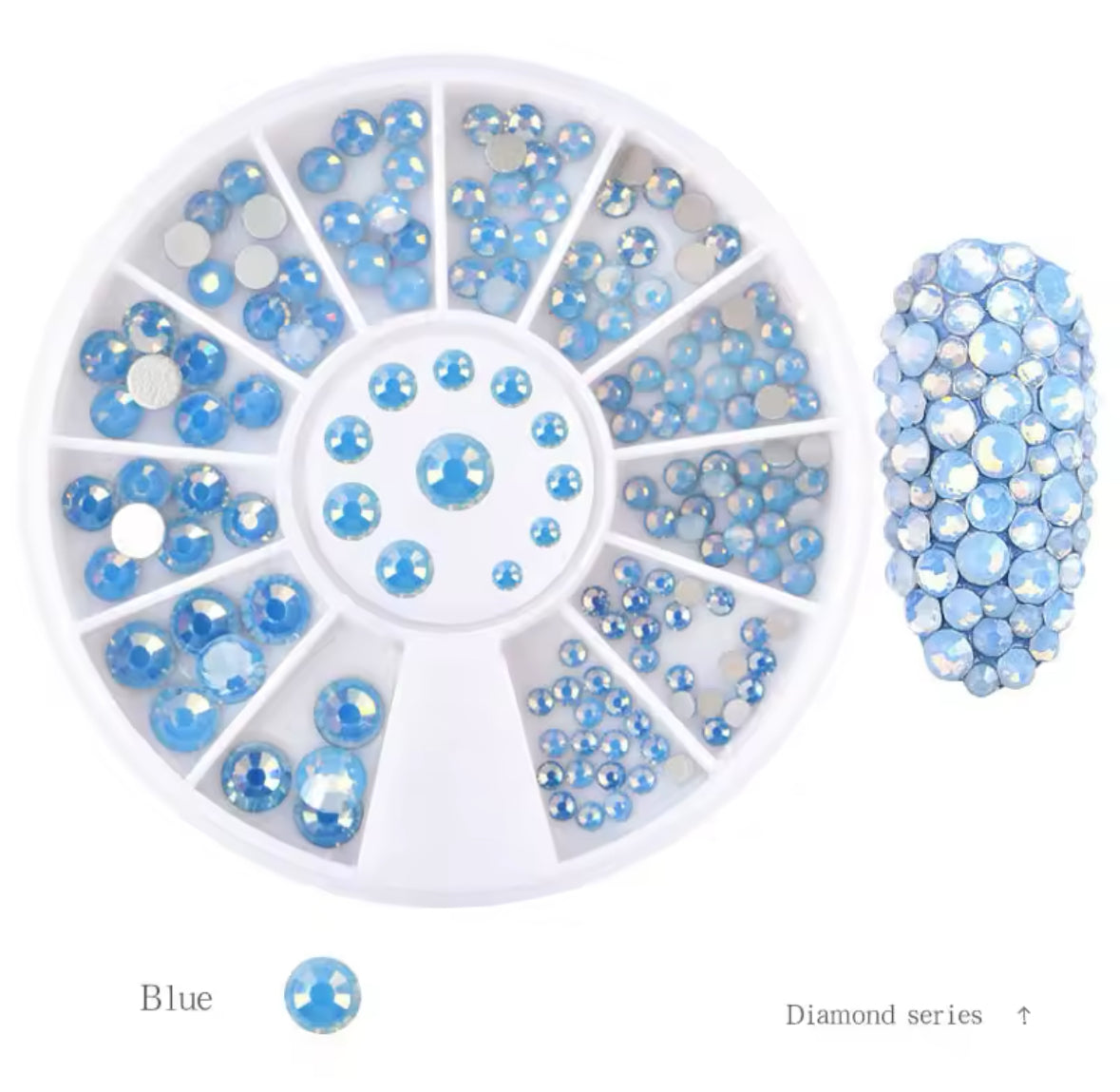 3D Nail Sequins For Nail Art Decorations Mixed Size Glitter Flakes Nail Accessories