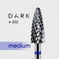 DARK Carbide Drill Bit 202, Rounded Cone, Medium (Blue)