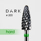 DARK Carbide Drill Bit 203, Rounded Cone, Coarse (Green)