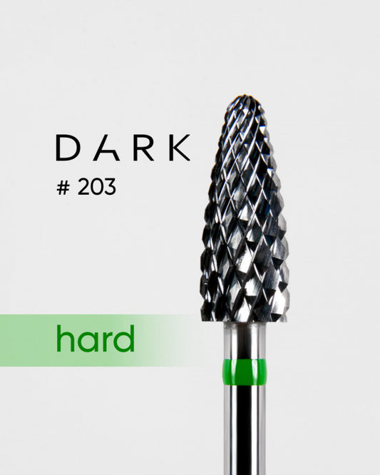 DARK Carbide Drill Bit 203, Rounded Cone, Coarse (Green)