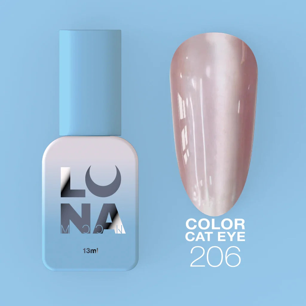 LUNAmoon Cat Eye 206 Gel polish Color, 13 ml