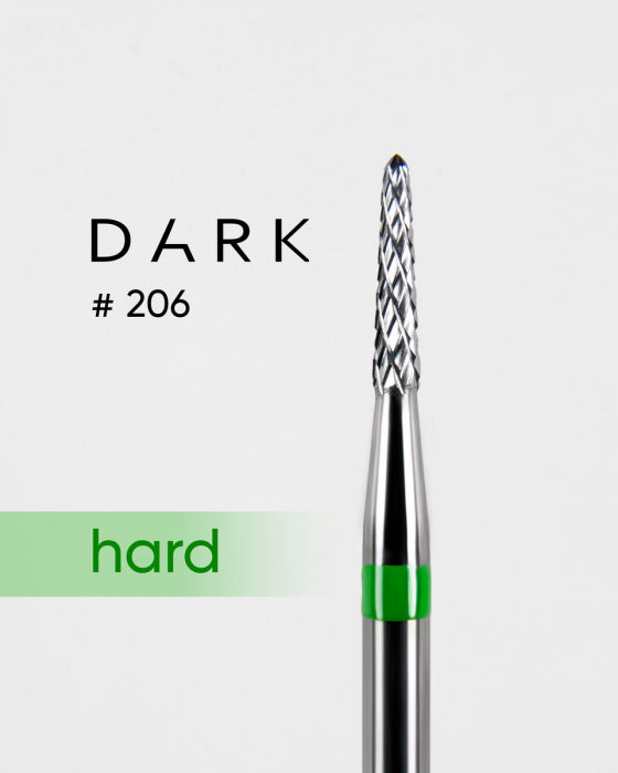DARK Carbide Drill Bit 206, Thin Cone, Coarse (Green)