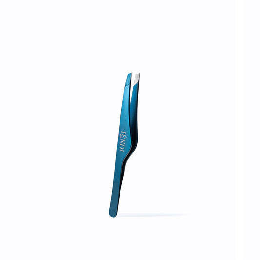LENDI Eyebrow Tweezers Beveled (Blue, Gold, Black, Purple, Silver)
