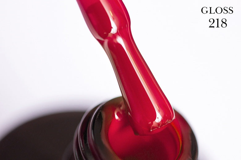 Gel polish 218 GLOSS (sangria), 11 ml