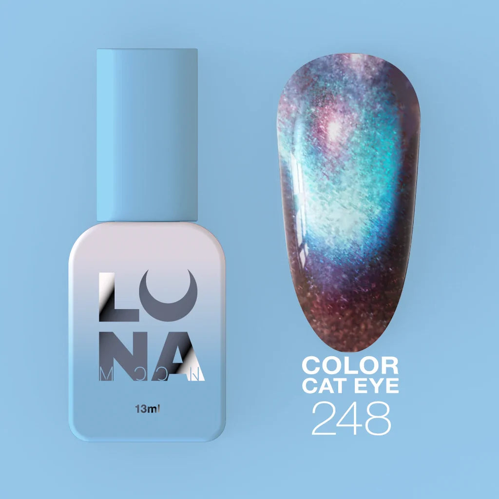 LUNAmoon Cat Eye 248 Gel polish Color, 13 ml