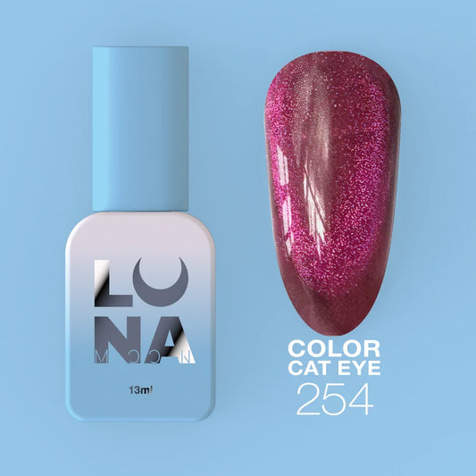 LUNAmoon Cat Eye 254 Gel polish Color, 13 ml