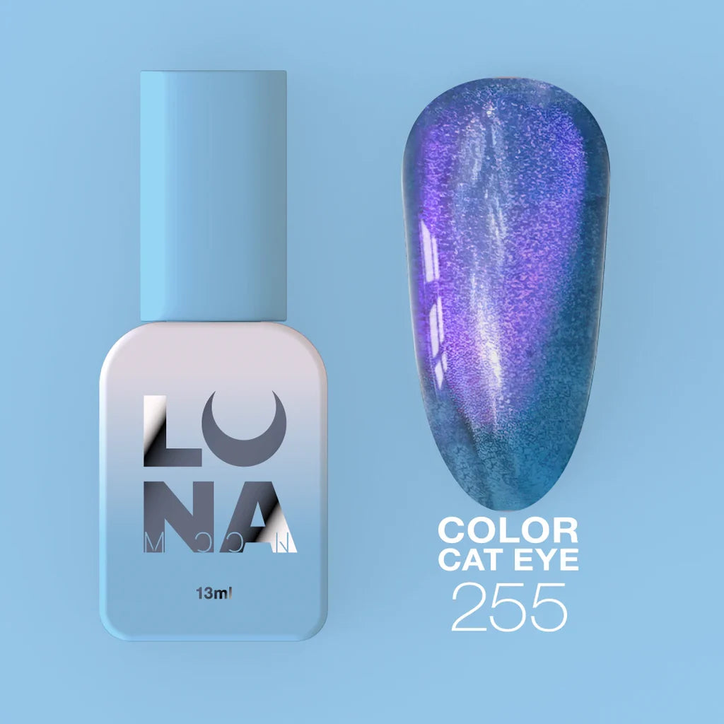 LUNAmoon Cat Eye 255 Gel polish Color, 13 ml