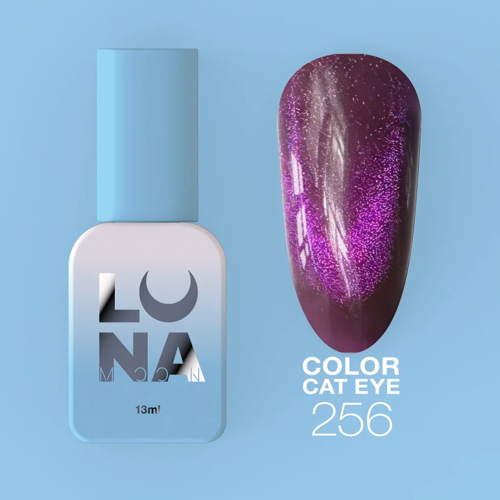LUNAmoon Cat Eye 256 Gel polish Color, 13 ml