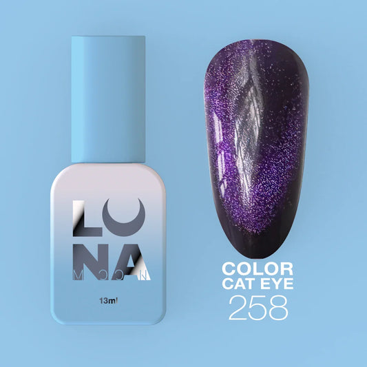 LUNAmoon Cat Eye 258 Gel polish Color, 13 ml