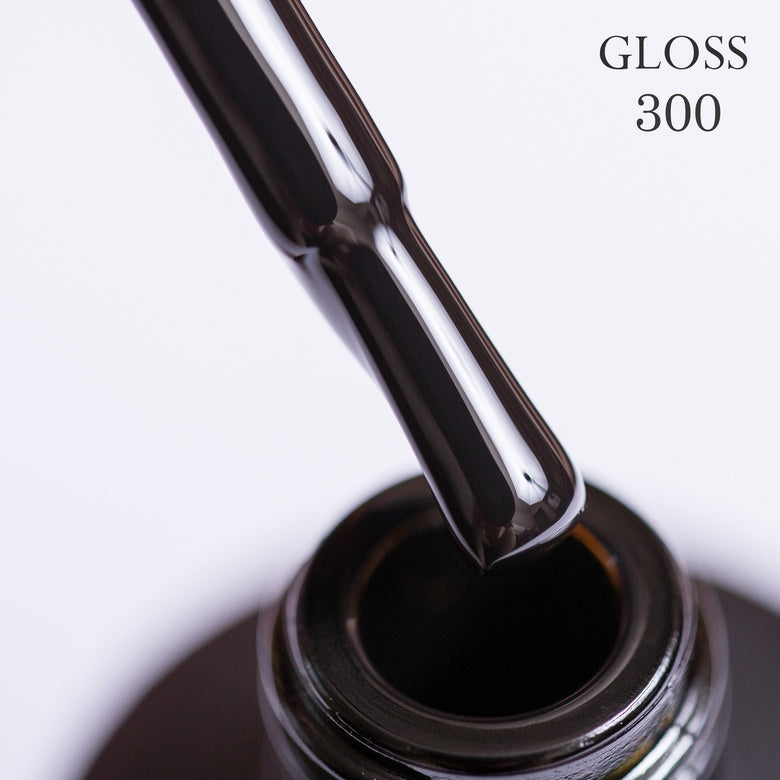 Gel polish 300 GLOSS (black), 11 ml