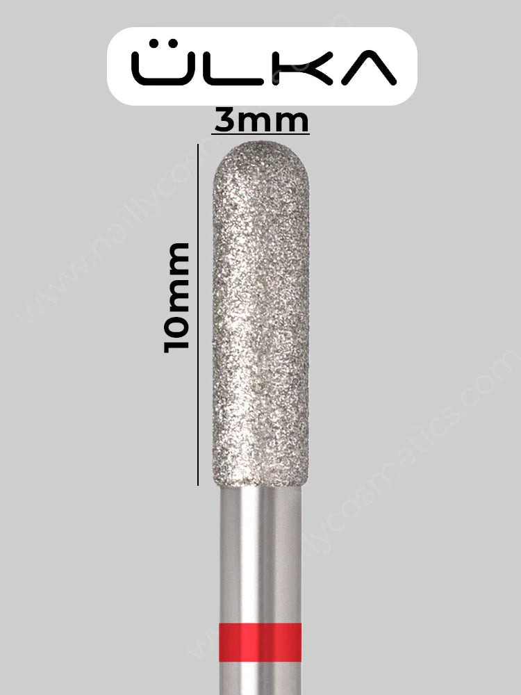 ÜLKA Diamond Bit Rounded Cylinder 3/10 mm