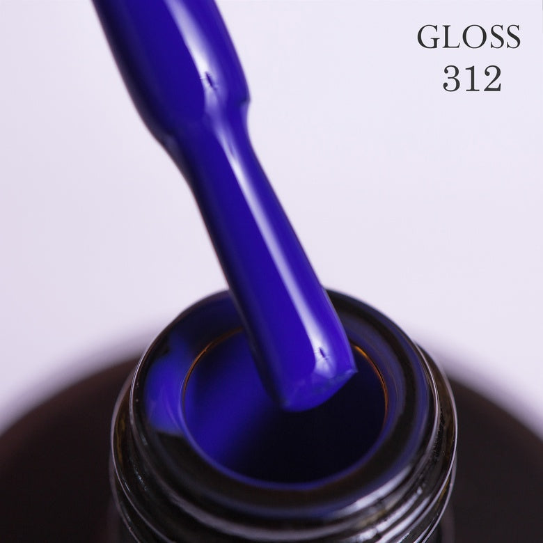 Gel polish 312 GLOSS (indigo), 11 ml