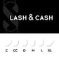 SCULPTOR Color eyelashes for extensions LASH&CASH VIBES PINK, mix 28 lines, 0.07
