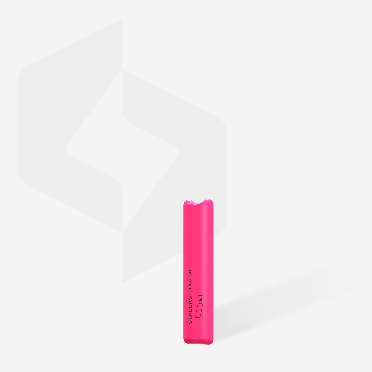 STALEKS Short beveled plastic base for nail file EXPERT 50 (SPBE-50)