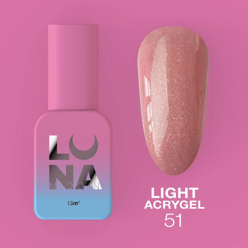 LUNAmoon Liquid Light Acrygel 51, 13ml