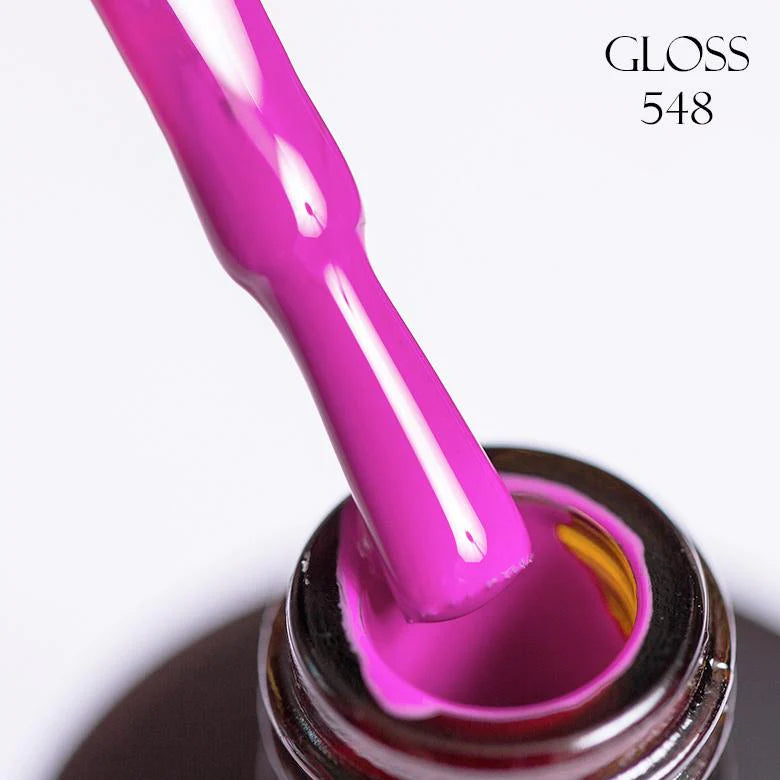 Gel polish 548 GLOSS (pink Bubblegum), 11 ml