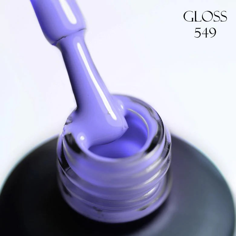 Gel polish 549 GLOSS (delicate purple), 11 ml