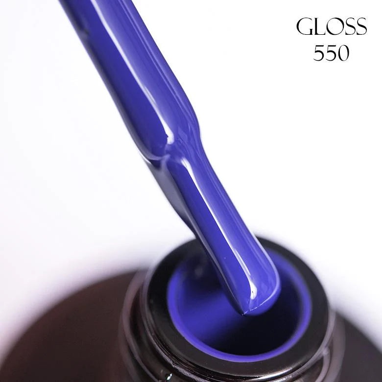 Gel polish 550 GLOSS (saturated cornflower), 11 ml