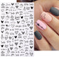 Design Nail Sticker 3D F636