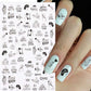 Design Nail Sticker 3D F638