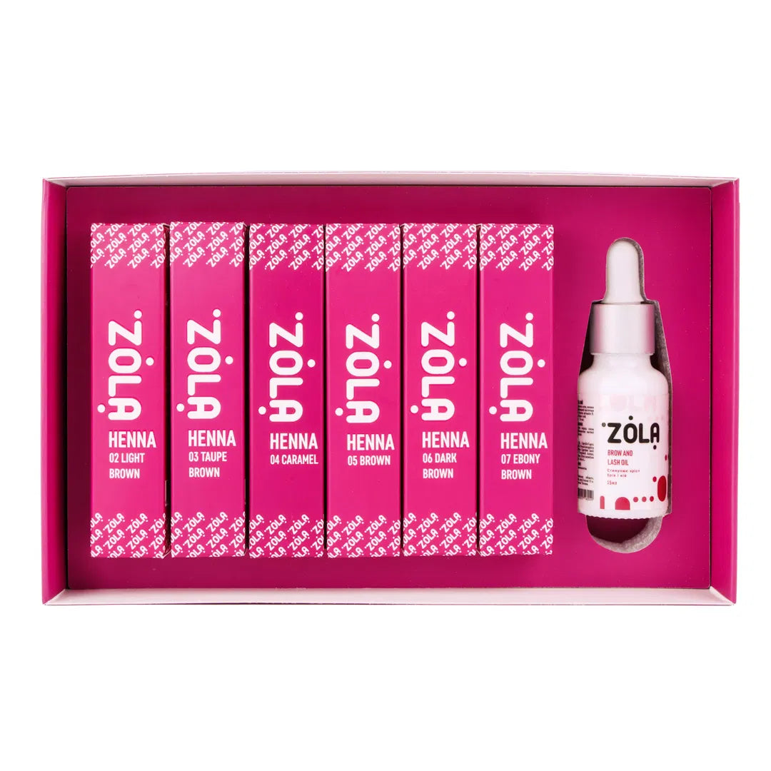 ZOLA Henna Box 6 pcs, 10 g