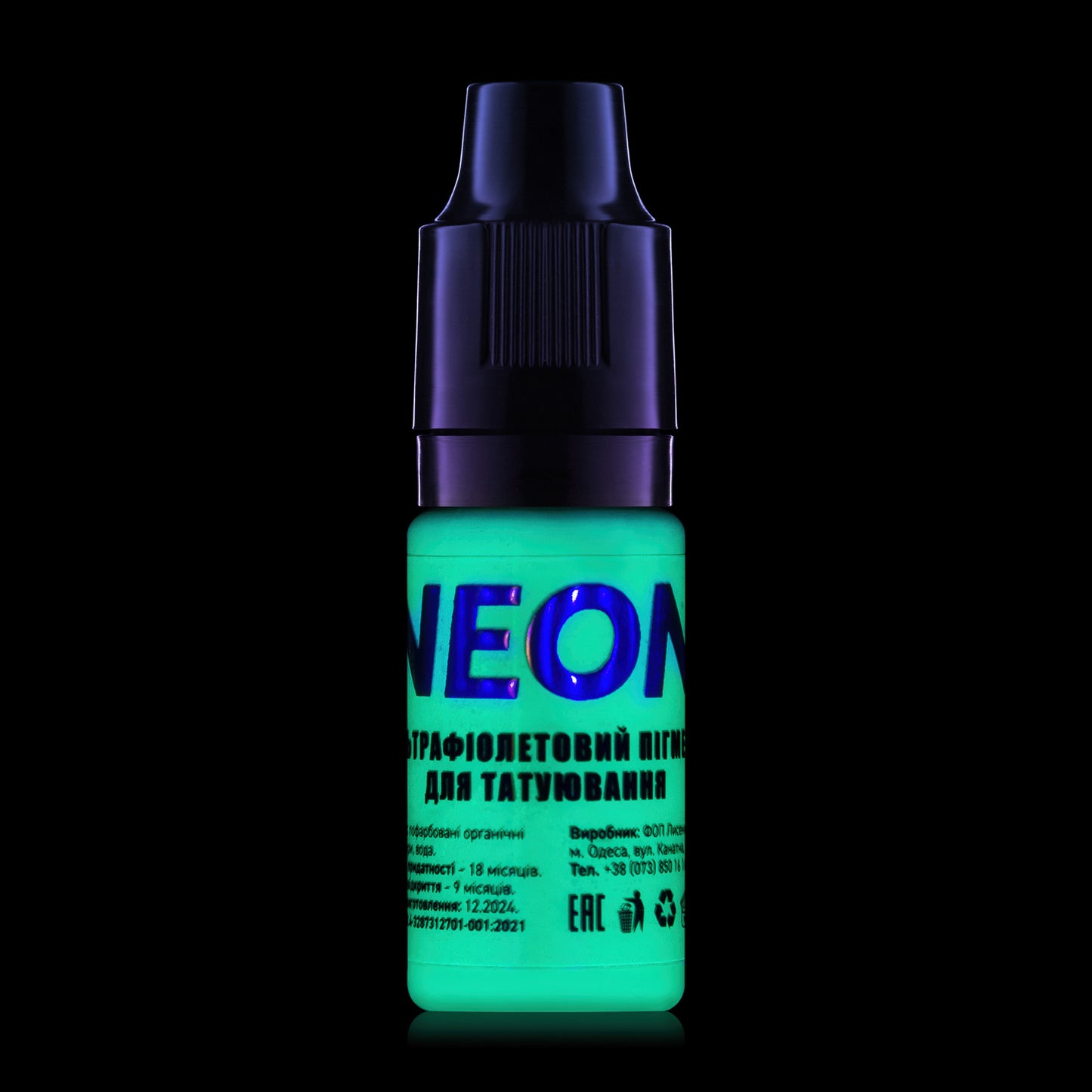 Ultraviolet Tattoo Pigment NEON #3 Green by The Mineral