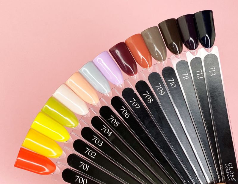 Gel polish GLOSS 702 (yellow green), 11 ml