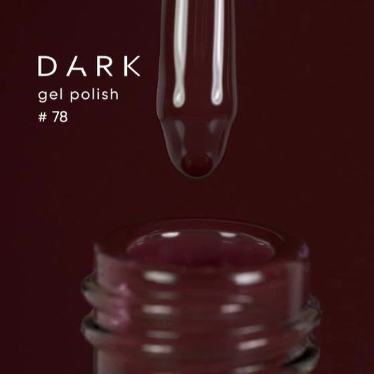 Dark 78 Gel polish (new collection), 10 ml