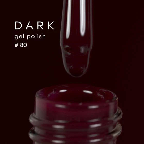 Dark 80 Gel polish (new collection), 10 ml