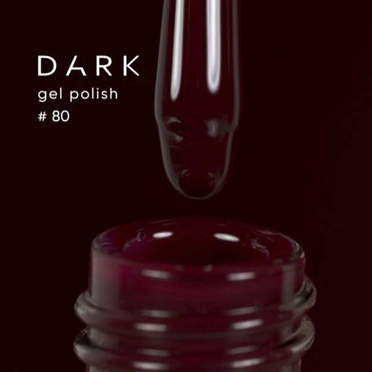 Dark 80 Gel polish (new collection), 10 ml