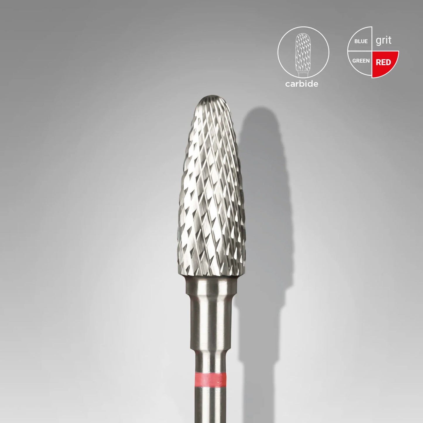 STALEKS Carbide nail drill bit, “corn”, head diameter 5mm/working part 13mm