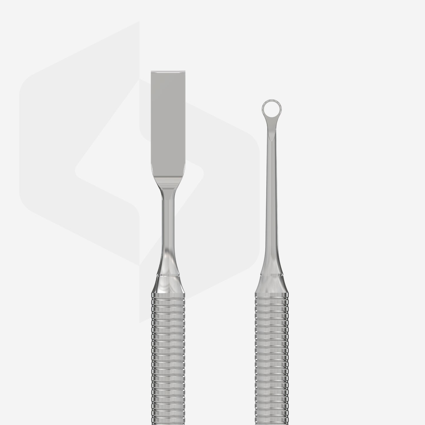 STALEKS Manicure pusher EXPERT 51 TYPE 1 (straight flat and loop pusher) (PE-51/1)