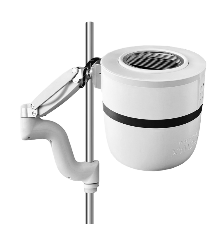 SHEMAX DUO PRO Pedicure powerful dust collector with LED lamp 76W white professional extractor