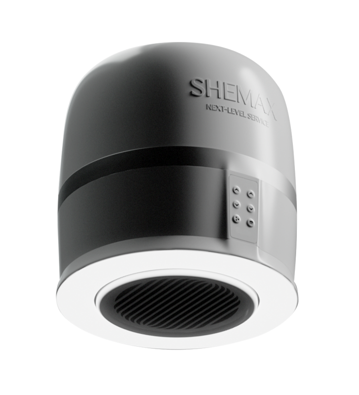 SHEMAX DUO PRO Pedicure powerful dust collector with LED lamp 76W white professional extractor