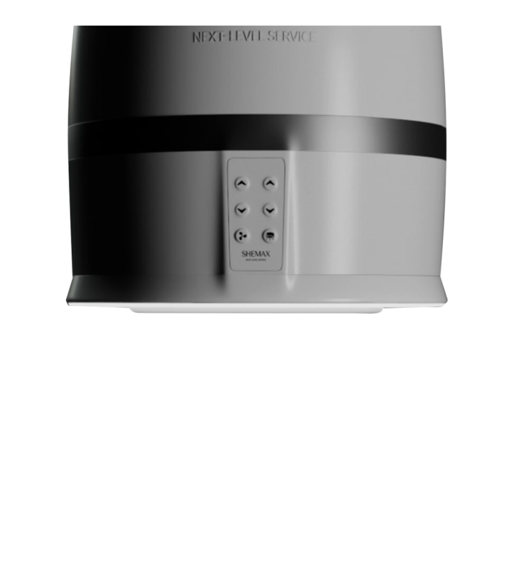 SHEMAX DUO PRO Pedicure powerful dust collector with LED lamp 76W white professional extractor