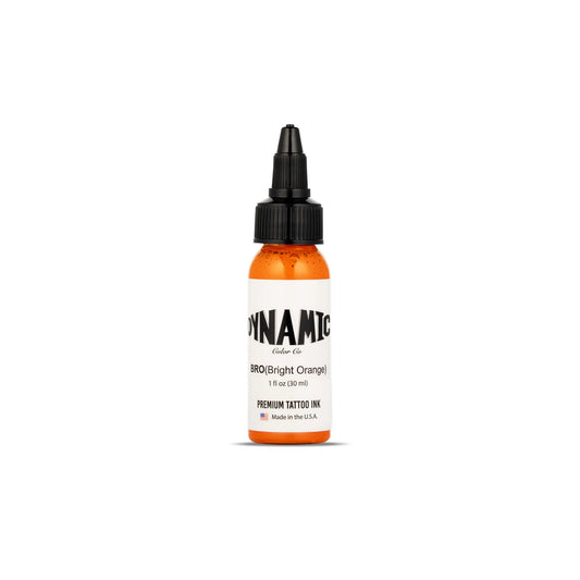 Dynamic Bright Orange Tattoo Ink