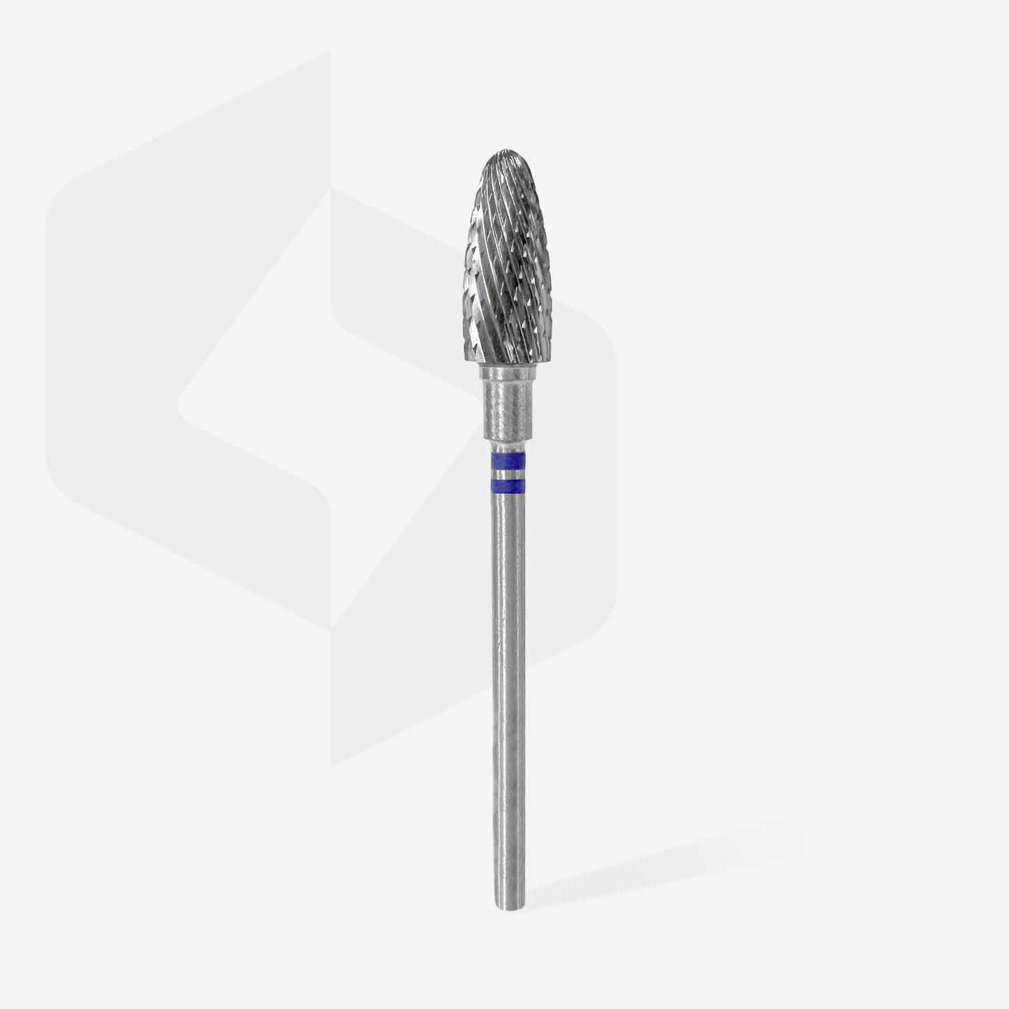 STALEKS Carbide nail drill bit for left-handed users corn blue EXPERT head diameter 6 mm / working part 14 mm