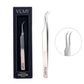 Tweezers for eyelash extensions VILMY / dolphin (tilt angle 40°) / D-40