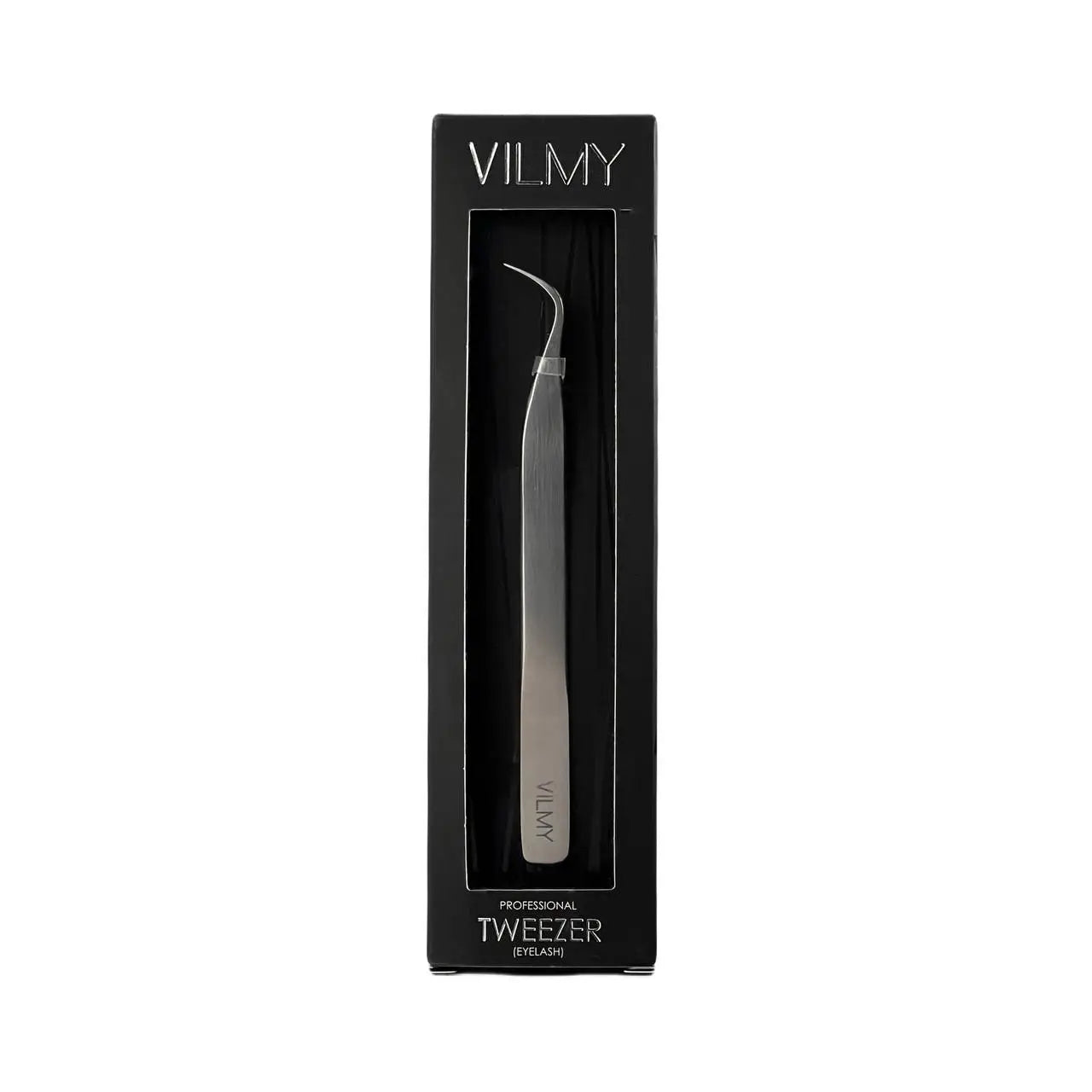 Tweezers for eyelash extensions VILMY (dolphin) D-50/2
