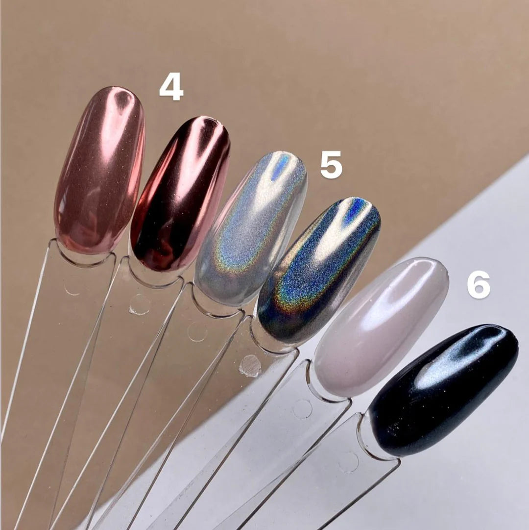DARK Powder Nail Designe