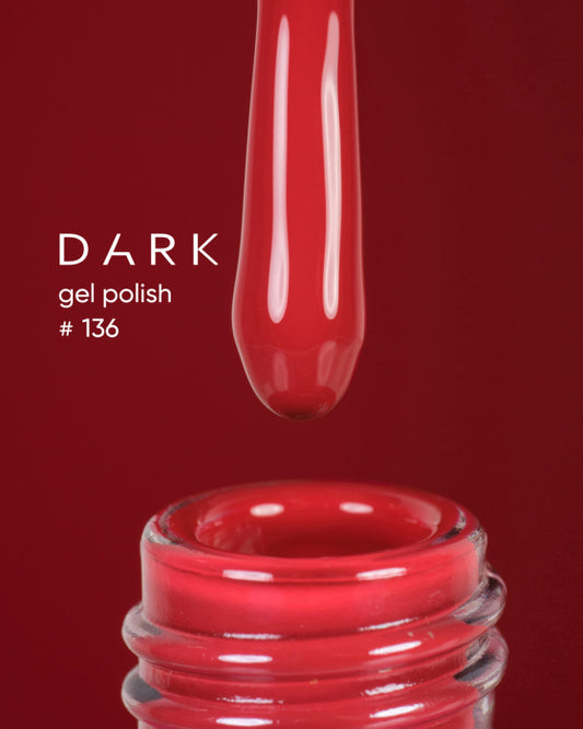 Dark 136 Gel polish TPO Free (new collection), 10 ml