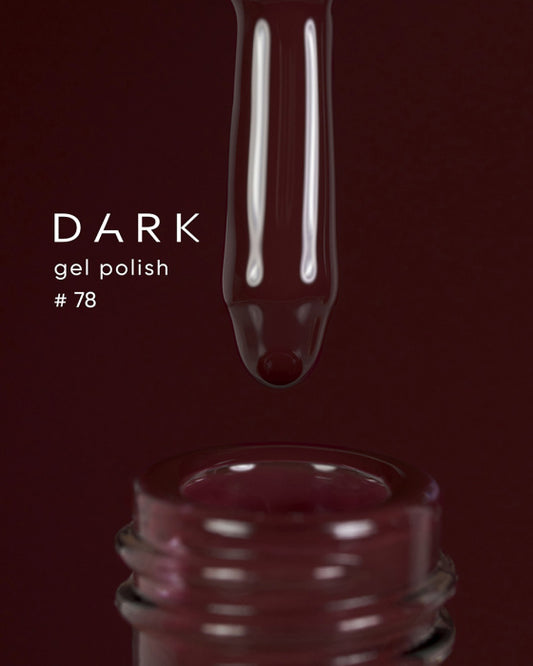 Dark 78 Gel polish TPO Free (new collection), 10 ml