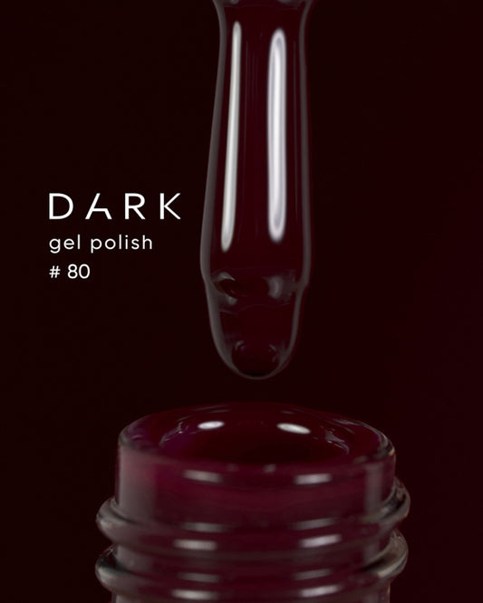 Dark 80 Gel polish TPO Free (new collection), 10 ml